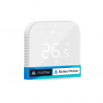 Meross MTS215 Wifi termostatas Katilo / vandens &scaron;ildymo sistemai Apple Homekit, Matter, baltas