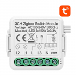 Avatto 3 kanalų Zigbee relė N-ZWSM01-3 TUYA