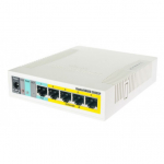 MikroTik CSS106-1G-4P-1S 5-Portų PoE Gigabit Tinklo Komutatorius su 1xSFP