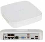 DAHUA vaizdo įra&scaron;ymo įrenginys 4 kameroms su 4 PoE (NVR4104-P-EI)
