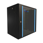 Extralink Tinklo įrangos komutacinė spinta 12U 600x450 juoda
