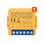 Avatto 2 kanalų Zigbee &scaron;viesos reguliatorius (dimeris) ZDMS16-2 TUYA