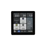 Shelly Wall Display X1i Black &ndash; i&scaron;manus 4&Prime; sieninis valdymo ekranas