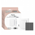 Aqara Shutter Switch H2 EU Kit (DS-K02D) i&scaron;manus roletų/žaliuzių jungiklis su Matter over Thread ir Zigbee