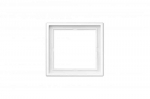 LIREGUS Rėmelis viengubas, baltas matinis (Modern Serija)