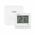 Engo E7 belaidis termostatas 16A, baltas