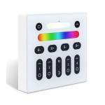 Gledopto 4 zonų RF belaidis LED valdiklis RF RGB+CCT