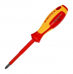 KNIPEX 982501SLS &ndash; izoliuotas Pozidriv (kryžminis) PZ/S1 atsuktuvas, 187mm, 1000 V