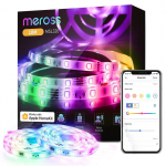 Meross MSL320HK 10 metrų Wifi LED juosta valdomas Apple Homekit, SmartThings