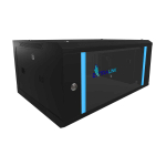 Extralink Tinklo įrangos komutacinė spinta 4U 600&times;450 juoda