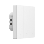 SONOFF M5 3 klavi&scaron;ų sieninis jungiklis 80mm pločio baltas M5-3C-80