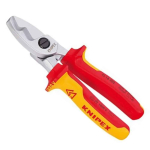 KNIPEX 9516200 &ndash; kabelių žirklės su dviguba kirpimo briauna, VDE 1000 V, 200 mm