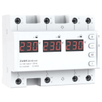 ZUBR D6-63 RED - elektroninė 3 fazių įtampos kontrolės relė
