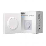 Sonoff E1GS Fusion serijos 1 klavi&scaron;o mygtukas, baltos spalvos