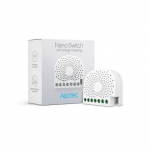 Aeotec Nano Switch Z-wave vieno kanalo relė su el.sąnaudų stebėjimu ZW116-C