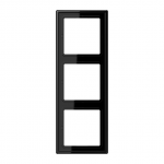 JUNG Rėmelis trigubas juodas LS 990 (LS Serija)