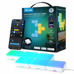 Govee Mini Panel Lights (10 vnt.), RGBIC, Wi-Fi + Bluetooth LED panelės