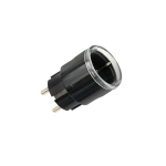 Shelly Plug S Gen3 i&scaron;manusis ki&scaron;tukas su el. sąnaudų matavimu Matter, Wifi, Bluetooth juodas