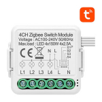 Avatto 4 kanalų Zigbee 3.0 relė N-ZWSM01-4 TUYA