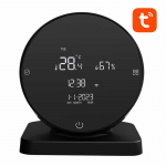 Avatto WHS20 WiFi Temperatūros ir drėgmės sensorius TUYA, juodas