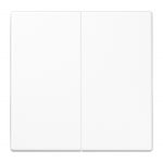 JUNG Klavi&scaron;as dvigubam jungikliui baltas (LS Serija)