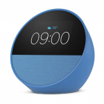 Amazon Echo Spot Alexa i&scaron;manusis garsiakalbis, balso asistentas, mėlynos spalvos