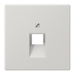 JUNG Dangtelis viengubas UAE 1xRJ45 lizdui &scaron;viesiai pilkas (LS Serija)