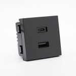 Shelly Wall Display stand priedas USB, juodas
