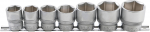 BGS Galvučių rinkinys, &scaron;e&scaron;iakampės 1/2'' 20 - 32 mm