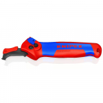Terk&scaron;linis kabelio nužievinimo peilis su kreipiančiąją KNIPEX