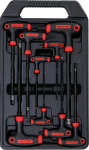 Kraftmann 7882 T-rankenėlių atsuktuvų rinkinys Vidinis &scaron;e&scaron;iakampis Hex 2 - 10 mm 9 vnt.