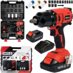 YATO YT-82807 Akumuliatorinis veržliasūkis 700 Nm 18Vx2 3.0Ah