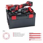 FLEX PE 150 18.0-EC/5.0 Set Akumuliatorinis Poliruoklis 18V 5.0Ah
