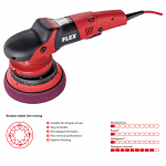 FLEX XFE 7-15 150 Elektrinis poliruoklis 150mm