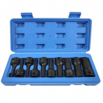 Prailgintų smūginių galvučių su antgaliais rinkinys 1/2 (HEX) 10vnt.