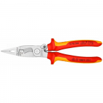 Replės elektros instaliacijos darbams VDE 200mm KNIPEX