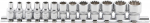BGS Galvučių rinkinys Daugiafunkcinės 1/4" 4-14mm