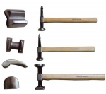 BGS 1672 Plaktukų rinkinys kėbulo darbams su priekalais 7 vnt.