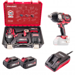 Akumuliatorinis smūginis veržliasukis 3/4 1800nm 20V LI-ION (XCUBE dėžė)