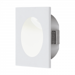 Įleidžiamas LED sieninis LED &scaron;viestuvas ZARATE 2W White