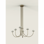 Pakabinamas LED &scaron;viestuvas DUSSA 54W gold | marble