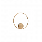 Sieninis-lubinis LED dimeriuojamas LED &scaron;viestuvas Orbit D60 3000K indirec TRIACt bronze