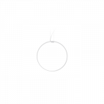 Pakabinamas LED &scaron;viestuvas Zero Round Vertical D50 White
