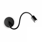 Sieninis LED &scaron;viestuvas FOCUS-1 AP1 BLACK