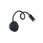 Sieninis LED &scaron;viestuvas FOCUS-2 AP1 BLACK