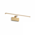 Sieninis LED &scaron;viestuvas ALMA AP 12W BRASS