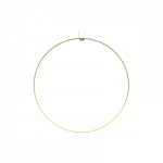 Pakabinamas LED &scaron;viestuvas Zero Round Vertical D100 Mat Brass