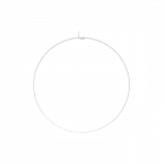 Pakabinamas LED &scaron;viestuvas Zero Round Vertical D100 White