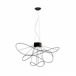 PAKABINAMAS LED &Scaron;VIESTUVAS HOOPS 3 32W JUODAS | ĮVAIRIŲ SPALVŲ