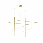 PAKABINAMAS LED &Scaron;VIESTUVAS COORDINATES MODULE SUSPENSION 180W AUKSO SPALVOS